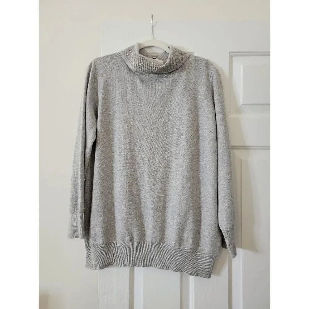 FABIANA FILIPPI Embellished collar wool blend sweater M